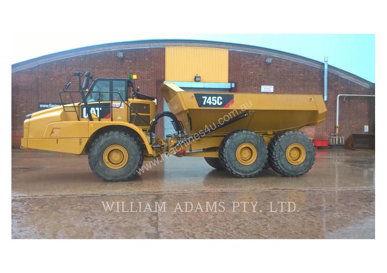 caption CATERPILLAR 745C Articulated Trucks