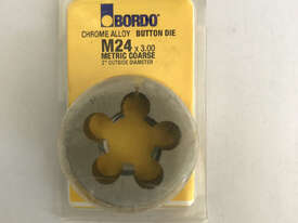 Bordo Button Die M24 x 3.00 Metric Coarse Metal Thread Cutting  - picture0' - Click to enlarge