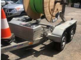 Cable drum trailer - picture0' - Click to enlarge