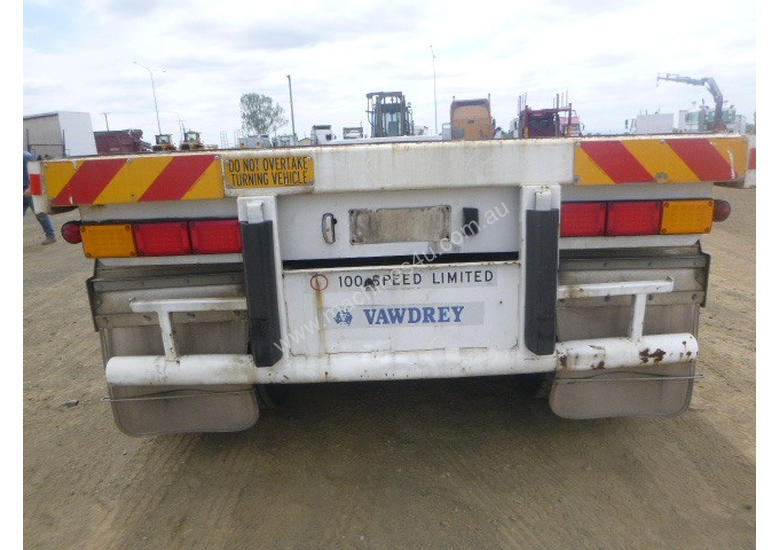 caption Freighter Semi Flat top Trailer