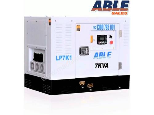 7 kVA Diesel Generator 240V - KUBOTA Powered