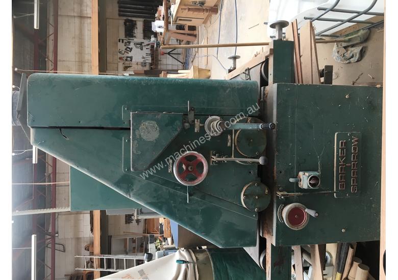 Used 1963 Barker Sparrow JB24 wide belt platen sander Wide Belt Drum Sanders in , Listed on