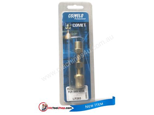  Cigweld Comet BOC Acetylene Hose Joiner Kit for 5mm 3/8