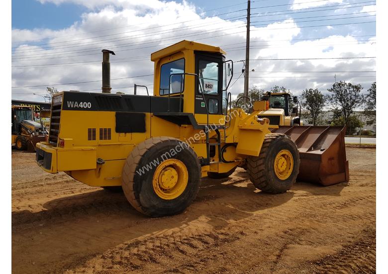 caption 1986 Komatsu WA400-1 Wheel Loader *CONDITIONS APPLY*