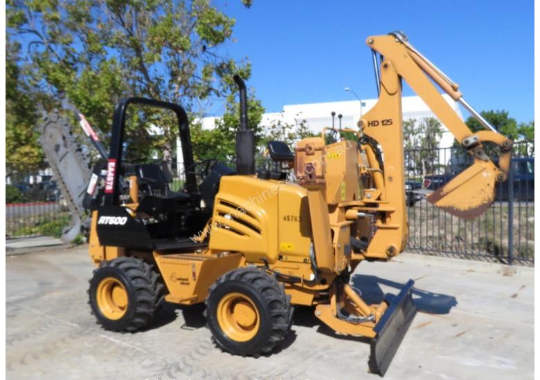 caption Astec/Toro RT600 Trencher Backhoe Dozer 65HP