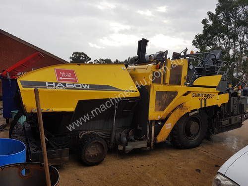 Used road paver