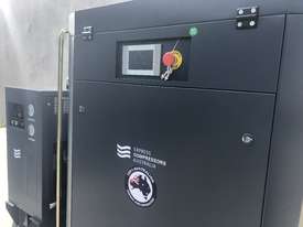 60 cfm screw compressor with tank and dryer  - picture1' - Click to enlarge