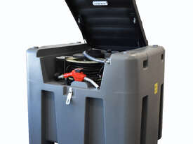 Portable Poly Diesel Tank 1000 Litre with Retractable 10m Hose Reel - picture0' - Click to enlarge