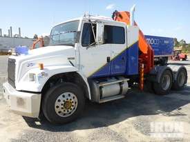 1996 Freightliner FL106 6x4 Prime Mover w/Crane - picture0' - Click to enlarge