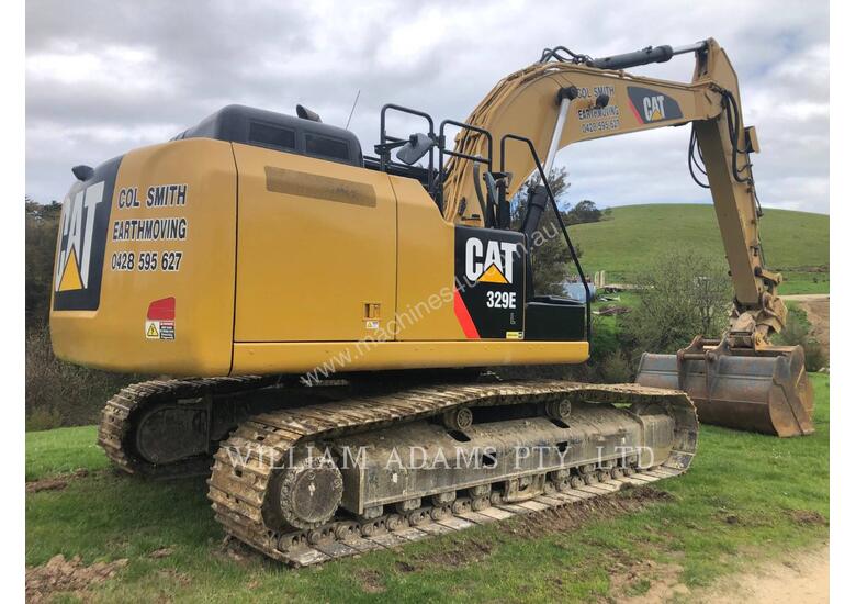 caption CATERPILLAR 329EL Track Excavators