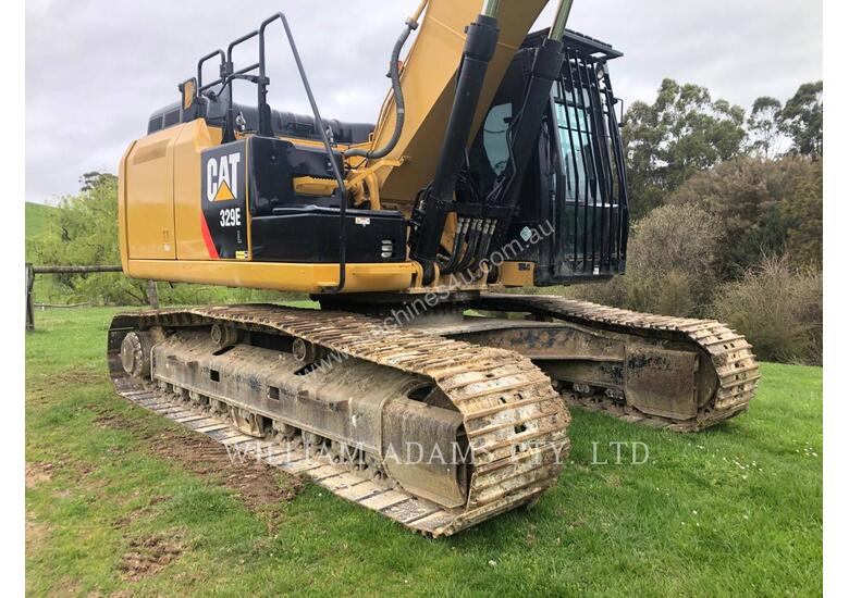 caption CATERPILLAR 329EL Track Excavators