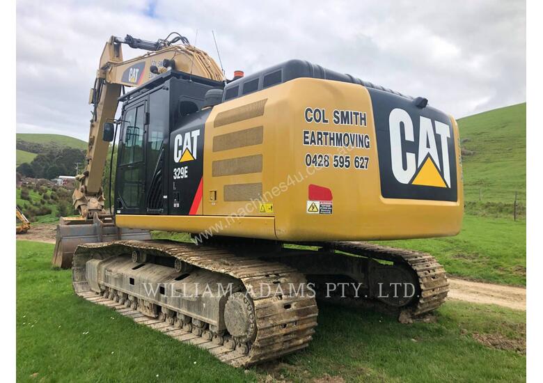 caption CATERPILLAR 329EL Track Excavators