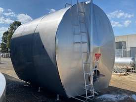 25,500ltr Jacketed Food Grade Tank, Milk Vat - picture0' - Click to enlarge