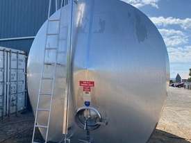 25,500ltr Jacketed Food Grade Tank, Milk Vat - picture1' - Click to enlarge