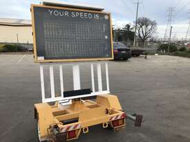Vented Engineering Speed Check  Sign Trailer - picture0' - Click to enlarge