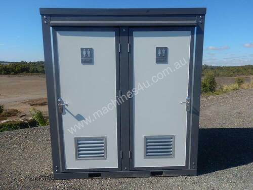 Portable Double Toilets, Sinks