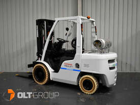 Nissan 3.5 Tonne Forklift with Rotator Attachment LPG EFI Engine 4.3m Container Mast MarklessTyres - picture0' - Click to enlarge