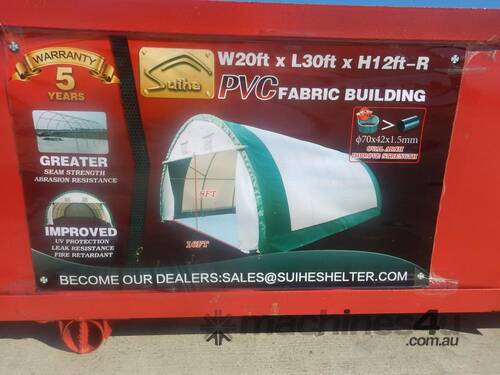 Dome Storage Shelter PVC Fabric