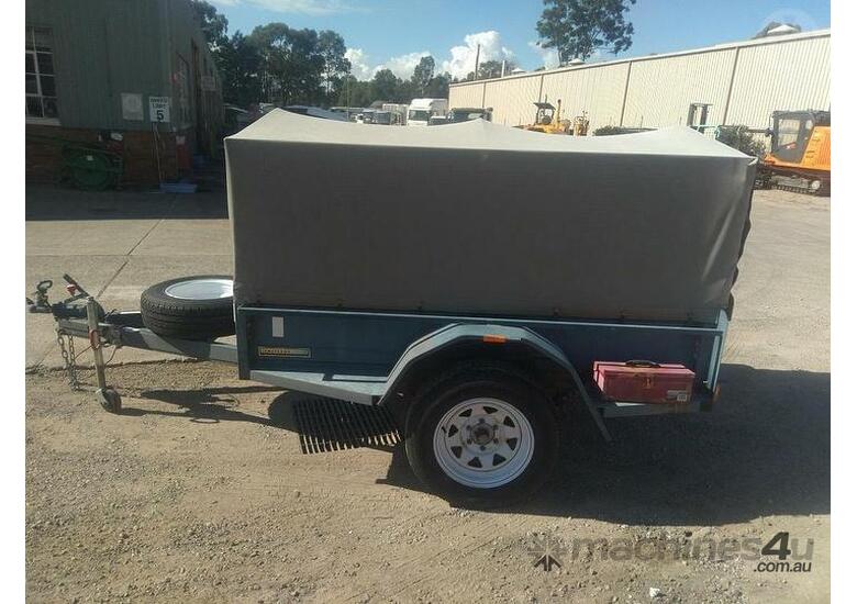 Buy Used trailers 2000 Trailers 2000 Canvas Covered Box Trailer in