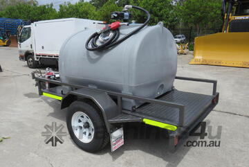 Trailer 1200L Diesel Fuel Tank 12V 85/ LPM Flow TFPOLYDT