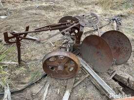 Vintage Disc plough - picture0' - Click to enlarge