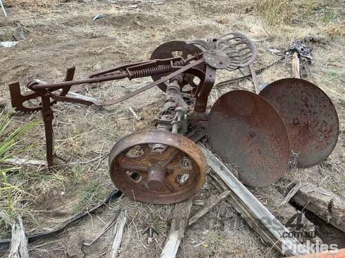 Vintage Disc plough