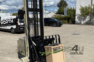 Crown 1.5T Walkie Reach Stacker Forklift - Delivery Aus Wide! Crown 1.5T Walkie Reach Stacker Forklift - Delivery Aus Wide!
