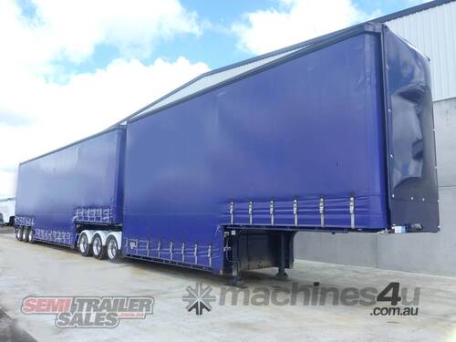 Buy Used 2018 Barker Barker 34 Pallet Double Dropdeck Curtainsider B ...