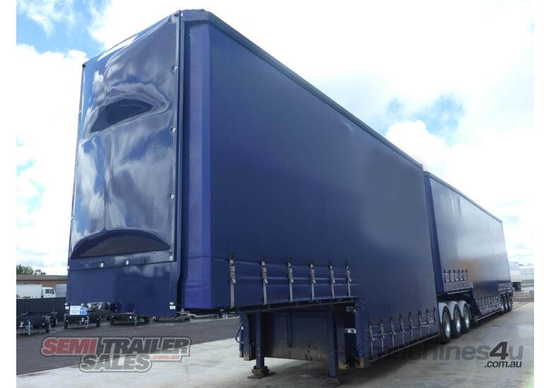 Buy Used 2018 Barker Barker 34 Pallet Double Dropdeck Curtainsider B ...