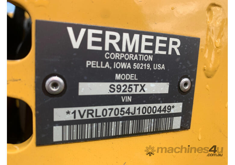 Used 2019 vermeer Vermeer S925TX Skid Steer Loader Skid Steer Loaders