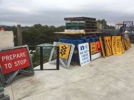 Road Works/Speed Directional Signage - Huge Selection, Excellent Condition - picture0' - Click to enlarge