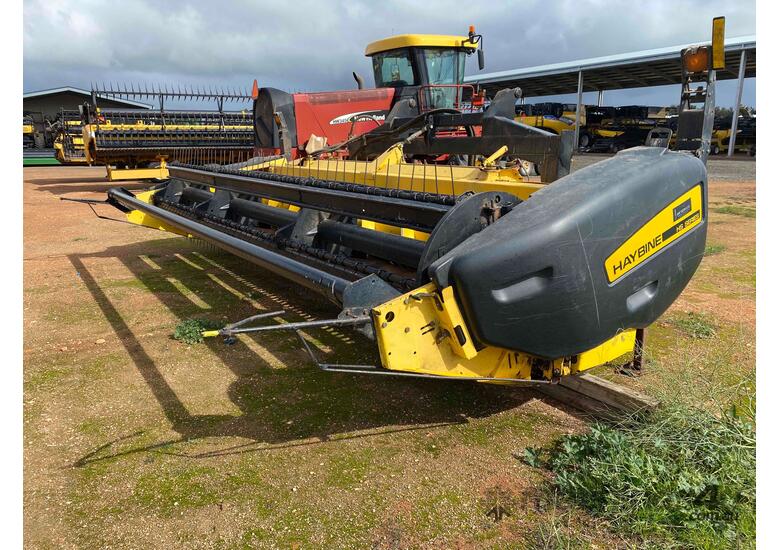 caption NEW HOLLAND Haybine HS16 with Miller Nitro Mount by Moose Engineering