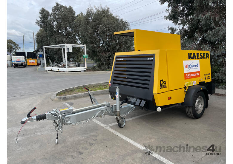 caption Brand New Kaeser M100, 375cfm Diesel Air Compressor