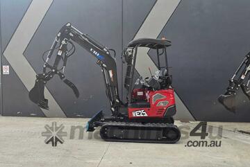 UHI 19hp Kubota Engine UME25 Mini Excavator with Swing Boom, Hydraulic Quick Hitch
