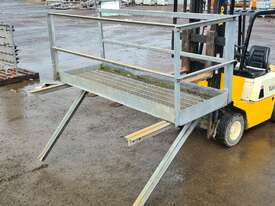 GALVANISED ELEVATED WORK PLATORM - picture2' - Click to enlarge