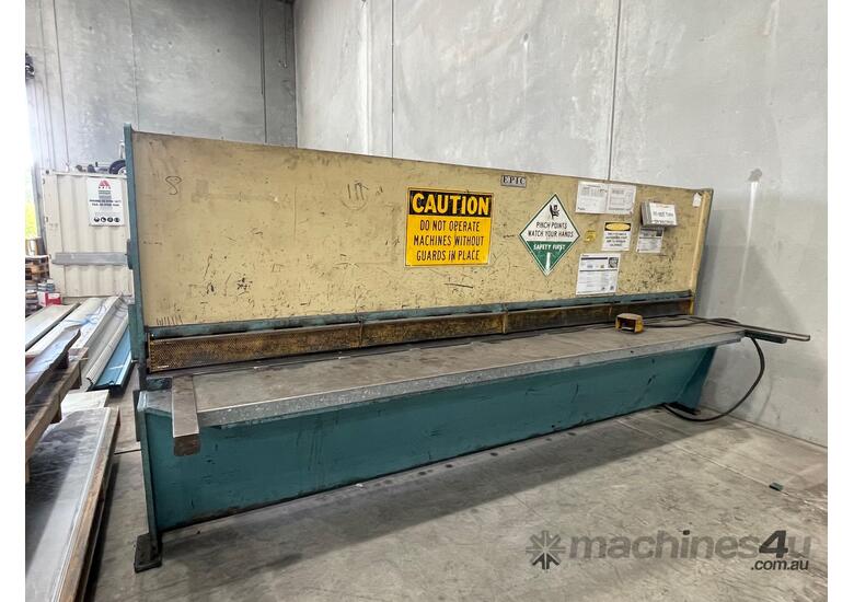 Used epic industries Epic Industries Metal Guilotine Hydraulic