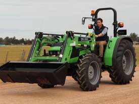 DEUTZ FAHR Agrolux 410 ROPS with LOADER COMBO (CRX2900)  - picture0' - Click to enlarge