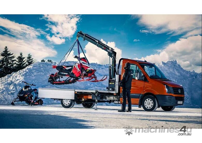 caption WATM Cranes - HIAB 023-2 CLX 24V Stiff Boom Crane for Versatile Truck Installations!