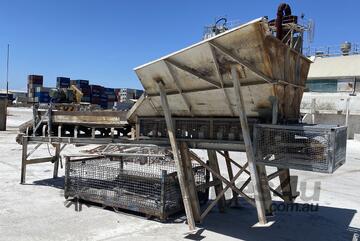 Large Heavy duty Hopper 6.5m Trough Rubber Belt conveyor impact rollers