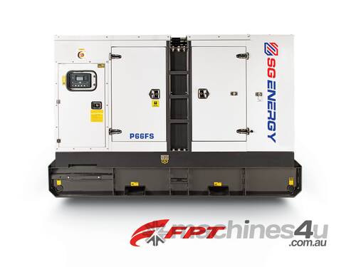 caption SG ENERGY – FPT 66 kVA Rental Specification Three Phase Generator