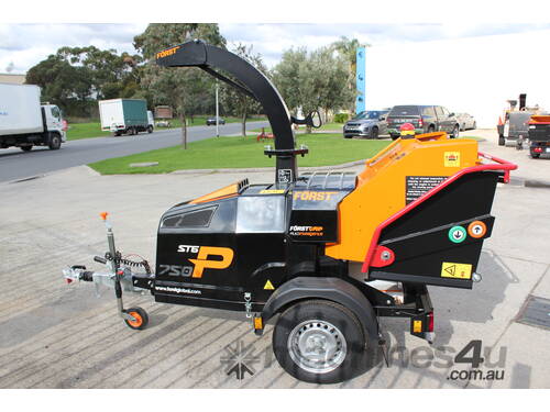 Used 2020 model FORST ST6P - Trailer Mounted 6-inch Wood Chipper 
