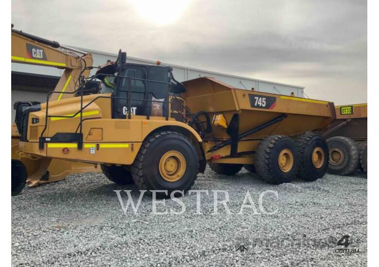 caption CAT 745-04LRC Articulated Trucks