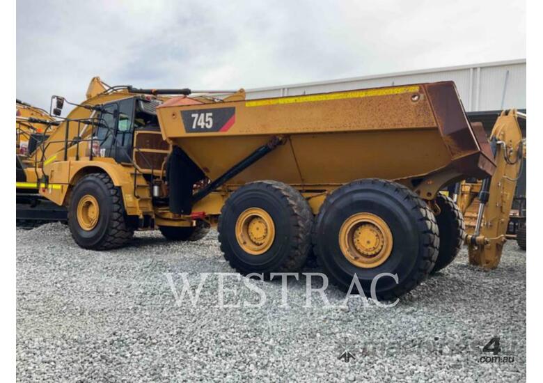 caption CAT 745-04LRC Articulated Trucks