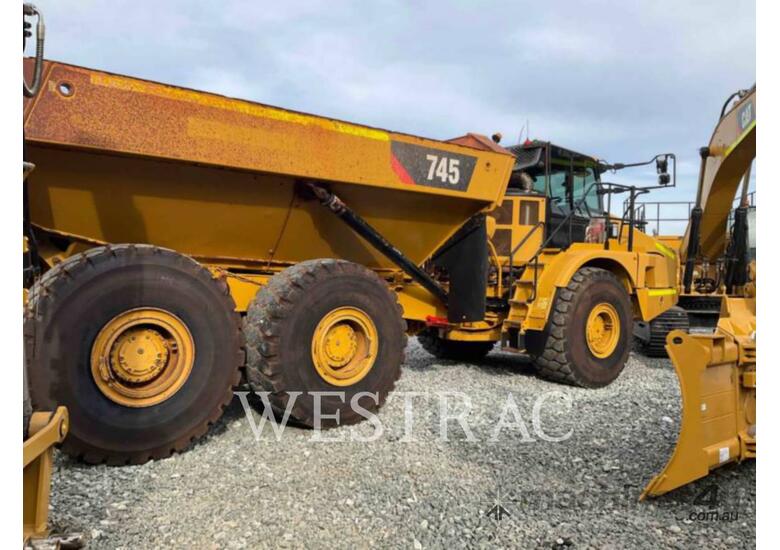 caption CAT 745-04LRC Articulated Trucks