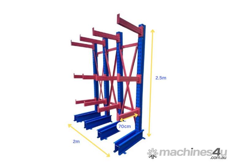 caption Heavy Duty Cantilever Racking - 2400mm x 2000mm