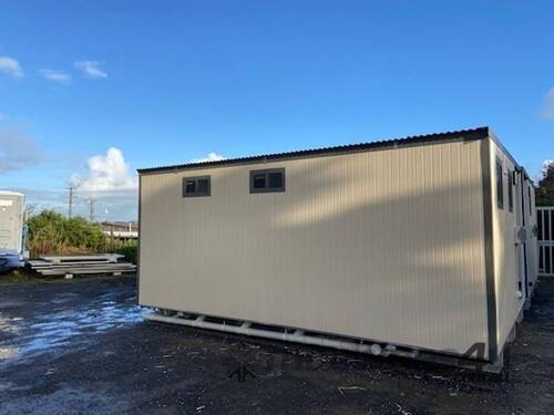 caption Auzbilt Female/Unisex Portable Toilet Block: 6m x 4.5m, For Sale