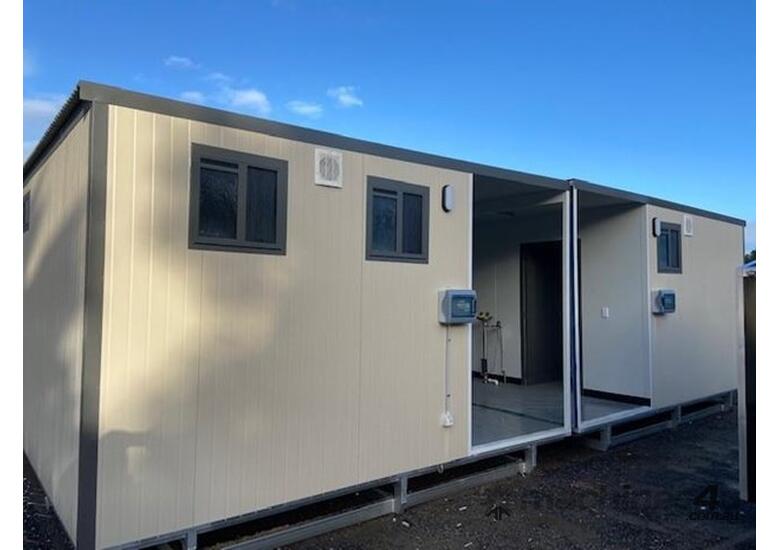 caption Auzbilt Female/Unisex Portable Toilet Block: 6m x 4.5m, For Sale