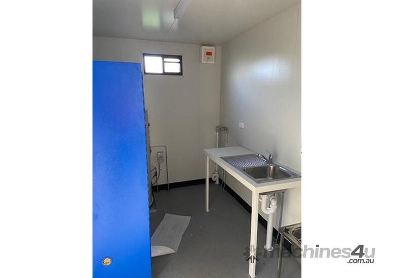 caption Auzbilt Female/Unisex Portable Toilet Block: 6m x 4.5m, For Sale