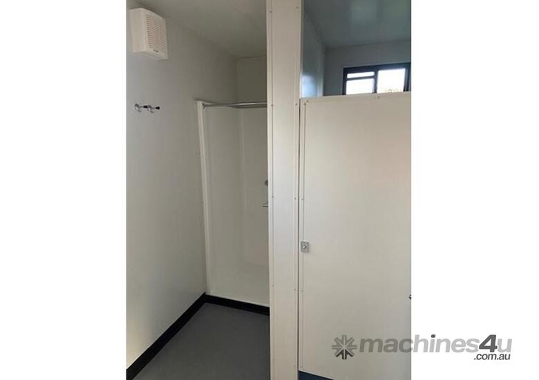 caption Auzbilt Female/Unisex Portable Toilet Block: 6m x 4.5m, For Sale