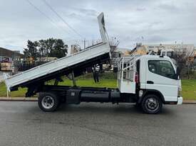 Truck Tipper Mitsubishi Canter 4 Tonne Ex-council Keverick Crane 700kg 117983km 1DRE712 SN1644 - picture0' - Click to enlarge